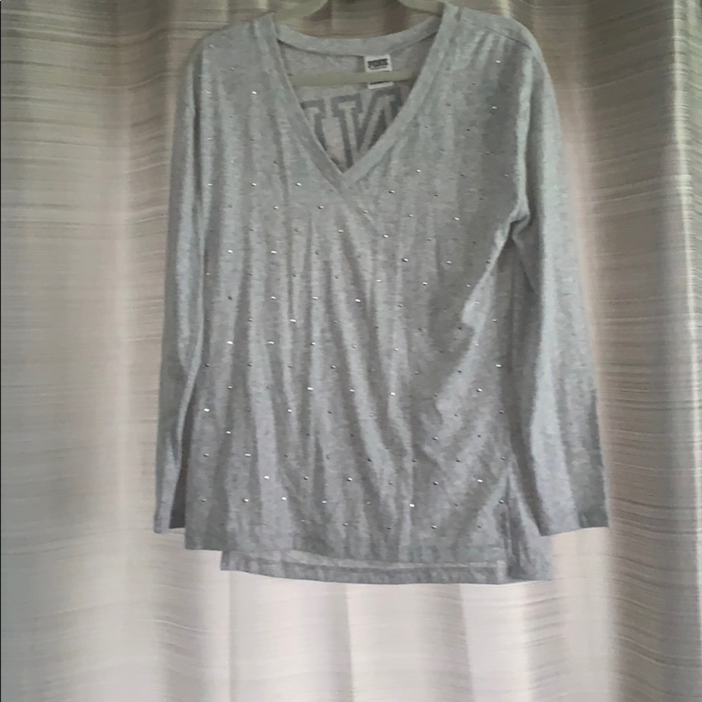 Pink long sleeve t-shirt